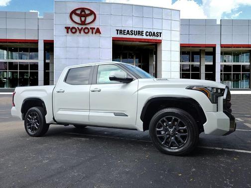 Wind Chill Pearl 2026 Toyota Tundra Hybrid Platinum