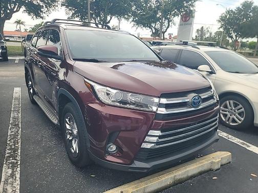 Ooh La La Rouge Mica 2019 Toyota Highlander Hybrid Platinum