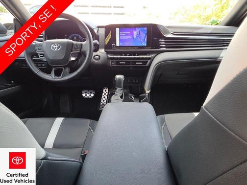 Midnight Black Metallic 2025 Toyota Camry SE