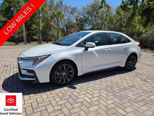 Wind Chill Pearl 2025 Toyota Corolla SE