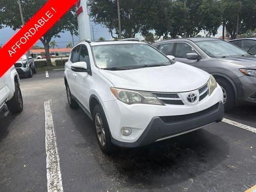Super White 2015 Toyota RAV4 XLE