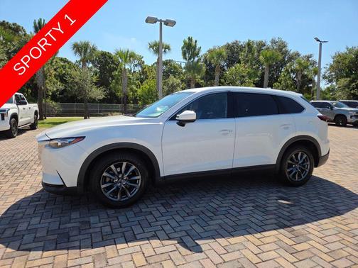 Snowflake White Pearl Mica 2021 Mazda CX-9 Touring