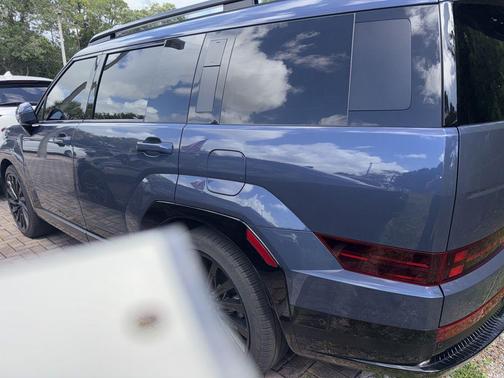Atlantis Blue 2025 Hyundai SANTA FE Calligraphy