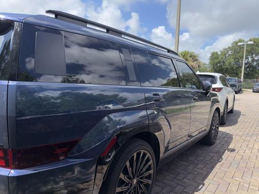 Atlantis Blue 2025 Hyundai SANTA FE Calligraphy