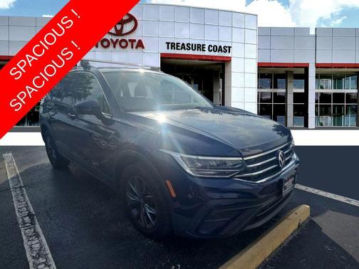 Atlantic Blue Metallic 2022 Volkswagen Tiguan 2.0T SE 4MOTION
