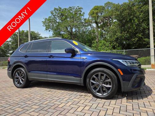 Atlantic Blue Metallic 2022 Volkswagen Tiguan 2.0T SE 4MOTION