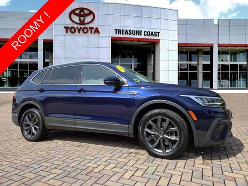 Atlantic Blue Metallic 2022 Volkswagen Tiguan 2.0T SE 4MOTION