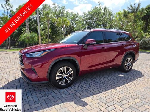 Ruby Flare Pearl 2020 Toyota Highlander XLE