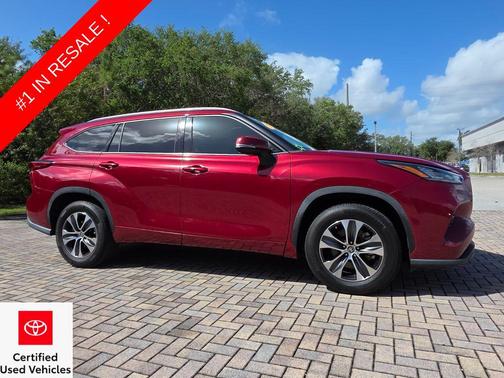 Ruby Flare Pearl 2020 Toyota Highlander XLE
