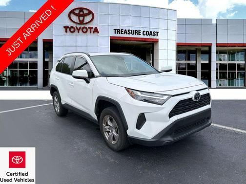 White 2022 Toyota RAV4 XLE