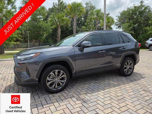 Magnetic Gray Metallic 2025 Toyota RAV4 Hybrid XLE Premium