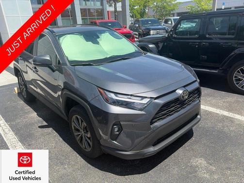 Magnetic Gray Metallic 2025 Toyota RAV4 Hybrid XLE Premium