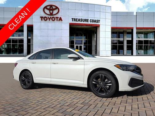 Opal White 2024 Volkswagen Jetta 1.5T SE
