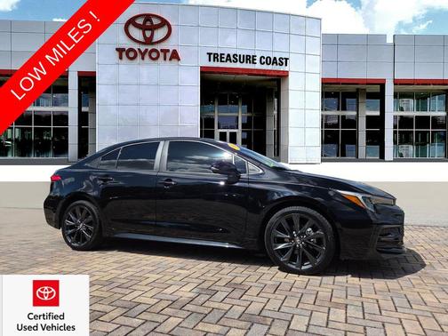 Midnight Black Metallic 2024 Toyota Corolla SE