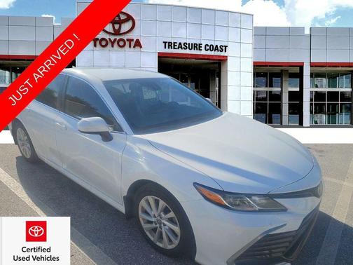 White 2022 Toyota Camry LE