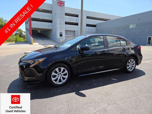 Midnight Black Metallic 2025 Toyota Corolla LE
