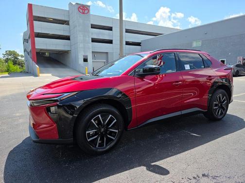 Supersonic Red 2026 Toyota bZ XLE Plus