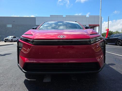 Supersonic Red 2026 Toyota bZ XLE Plus