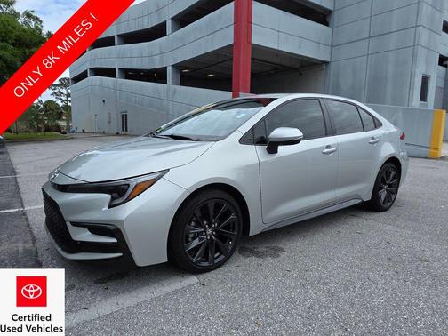 Classic Silver Metallic 2025 Toyota Corolla SE