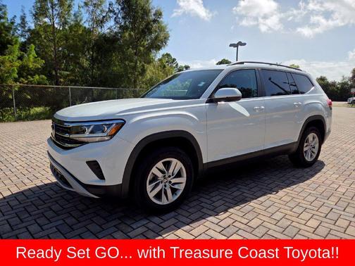 Pure White 2021 Volkswagen Atlas 2.0T S
