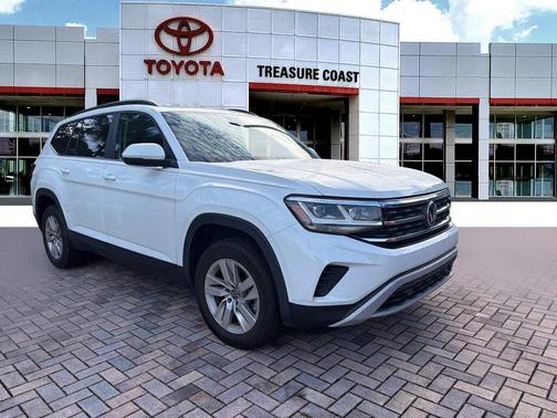 Pure White 2021 Volkswagen Atlas 2.0T S