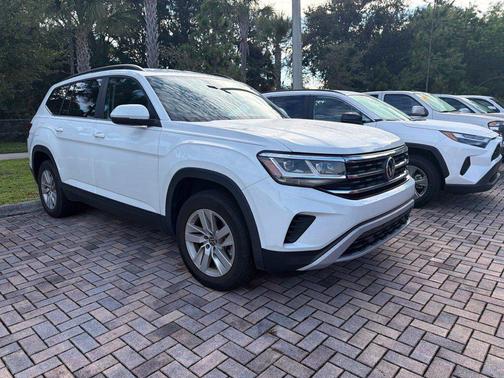 Pure White 2021 Volkswagen Atlas 2.0T S