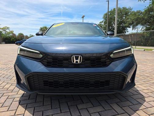 Blue Lagoon Pearl 2025 Honda Civic Sport