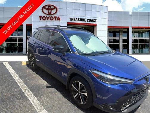 Blue Crush Metallic 2025 Toyota Corolla Hybrid SE