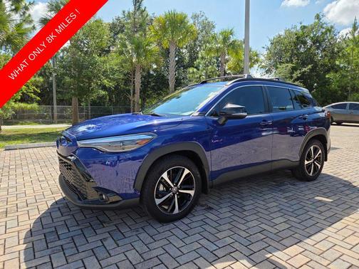 Blue Crush Metallic 2025 Toyota Corolla Hybrid SE