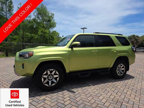 Lime Rush 2023 Toyota 4Runner TRD Off Road Premium