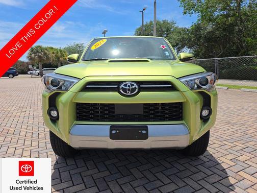 Lime Rush 2023 Toyota 4Runner TRD Off Road Premium