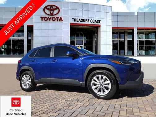 Blue Crush Metallic 2023 Toyota Corolla Cross LE