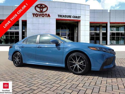 Cavalry Blue 2024 Toyota Camry SE