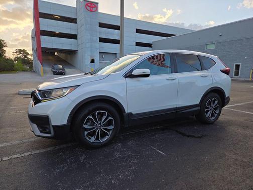 Platinum White Pearl 2021 Honda CR-V 2WD EX