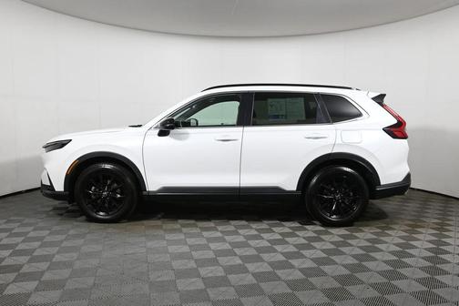 Platinum White Pearl 2025 Honda CR-V Hybrid Sport-L
