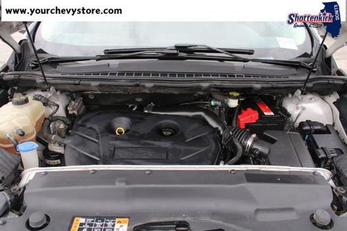 White Platinum Metallic Tri-Coat 2015 Ford Edge SEL