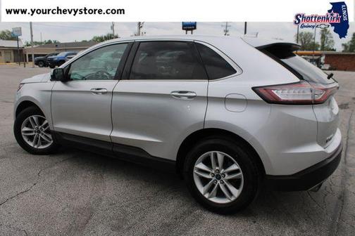White Platinum Metallic Tri-Coat 2015 Ford Edge SEL