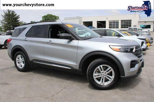 Iconic Silver Metallic 2023 Ford Explorer XLT