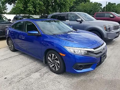 Light Blue 2017 Honda Civic EX
