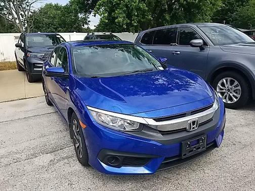 Light Blue 2017 Honda Civic EX