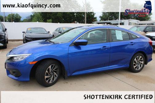 Light Blue 2017 Honda Civic EX
