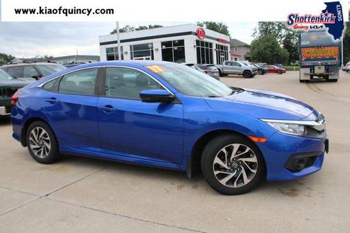 Light Blue 2017 Honda Civic EX