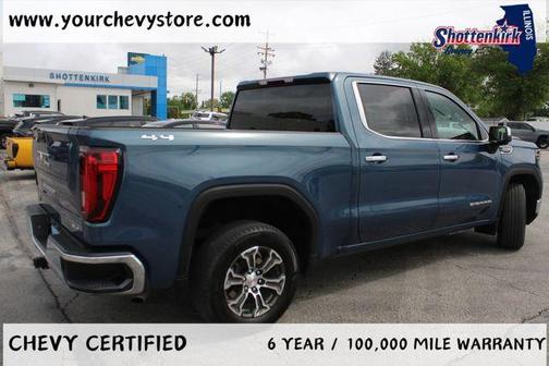 Downpour Metallic 2024 GMC Sierra 1500 SLT