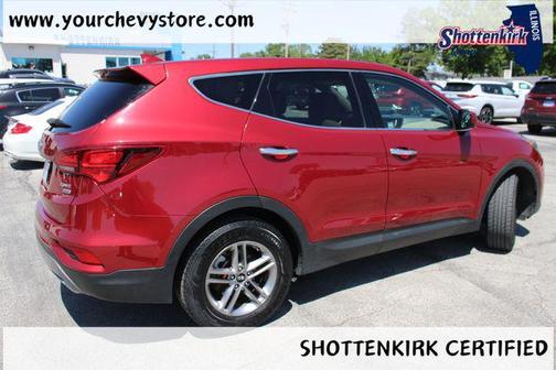 Serrano Red 2017 Hyundai Santa Fe Sport 2.4L