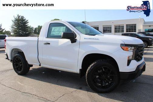 Summit White 2026 Chevrolet Silverado 1500 WT
