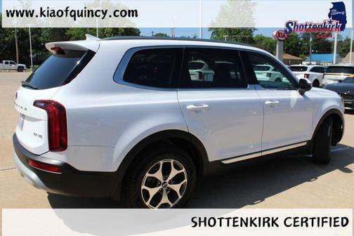 White 2021 Kia Telluride EX