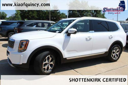 White 2021 Kia Telluride EX