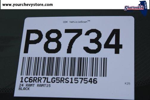 2024 RAM 1500 Classic Warlock Crew Cab 4x4 5'7' Box