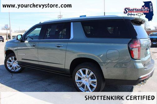 Silver Sage Metallic 2024 Chevrolet Suburban 4WD High Country