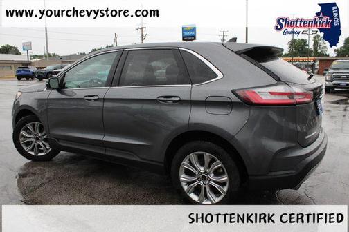 Carbonized Gray Metallic 2024 Ford Edge Titanium